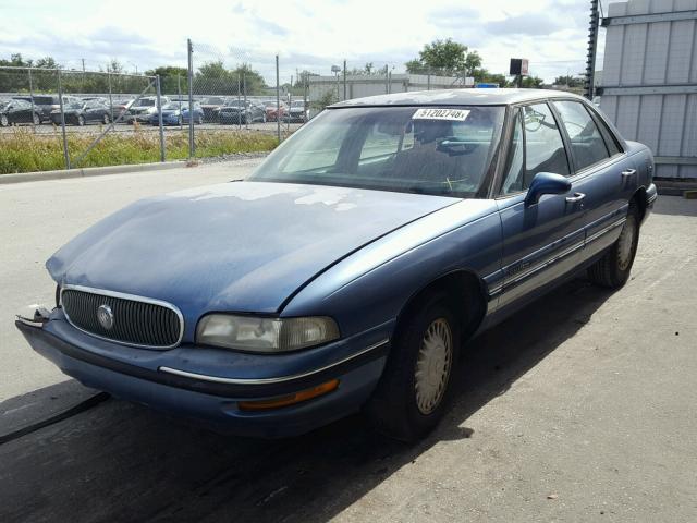 1G4HP52K4WH441338 - 1998 BUICK LESABRE CU BLUE photo 2