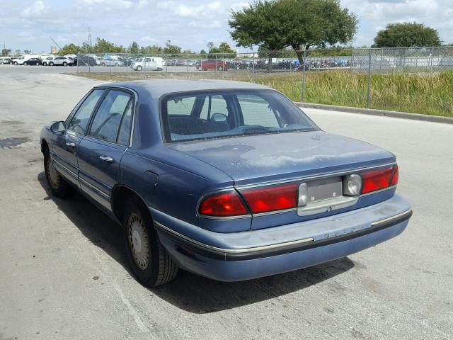 1G4HP52K4WH441338 - 1998 BUICK LESABRE CU BLUE photo 3