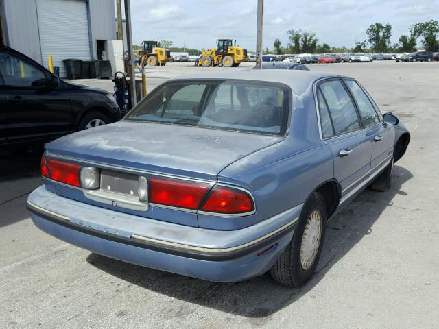 1G4HP52K4WH441338 - 1998 BUICK LESABRE CU BLUE photo 4