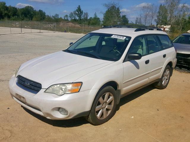 4S4BP61C377338554 - 2007 SUBARU LEGACY OUT WHITE photo 2