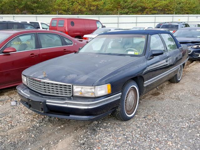 1G6KD52B1SU298940 - 1995 CADILLAC DEVILLE BLACK photo 2