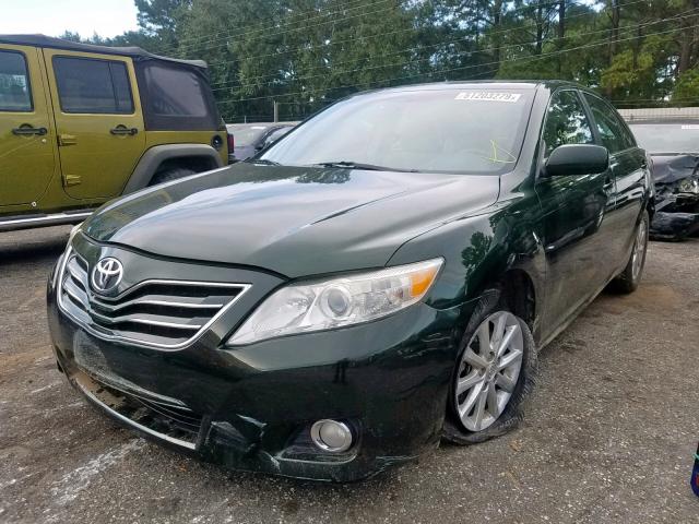 4T1BF3EK0AU565440 - 2010 TOYOTA CAMRY BASE GREEN photo 2