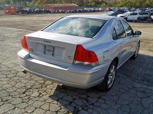 YV1RH592952445277 - 2005 VOLVO S60 2.5T SILVER photo 4