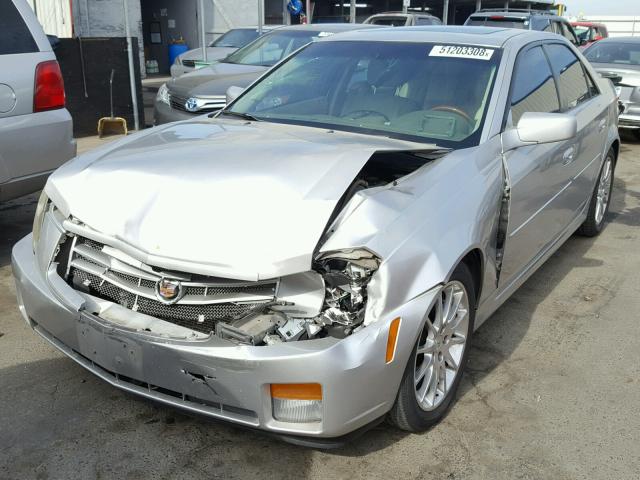 1G6DP577070160986 - 2007 CADILLAC CTS HI FEA SILVER photo 2