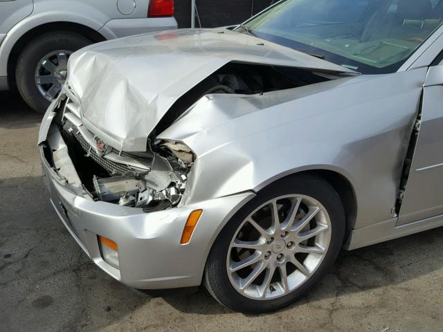 1G6DP577070160986 - 2007 CADILLAC CTS HI FEA SILVER photo 9