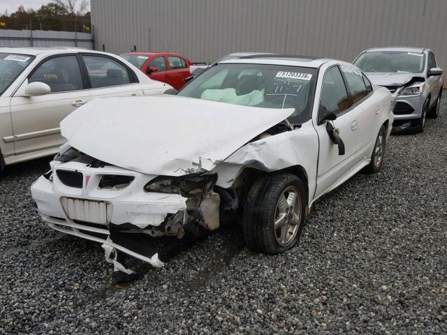 1G2NF52E34M577215 - 2004 PONTIAC GRAND AM S WHITE photo 2