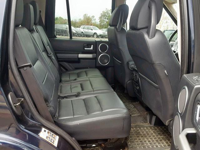 SALAG25458A466836 - 2008 LAND ROVER LR3 HSE BLACK photo 6