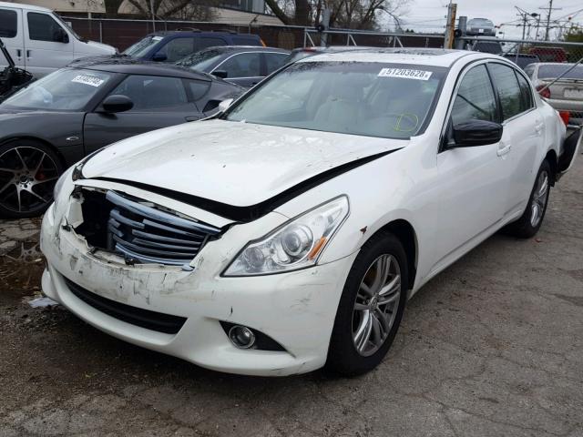 JN1DV6AR7CM862358 - 2012 INFINITI G25 WHITE photo 2