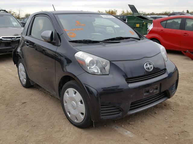 JTNJJXB01CJ019917 - 2012 TOYOTA SCION IQ BLACK photo 1