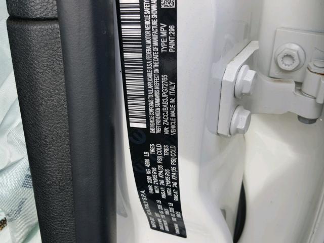 ZACCJBAB3JPG72765 - 2018 JEEP RENEGADE S 白色 照片 10