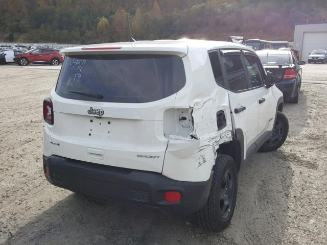 ZACCJBAB3JPG72765 - 2018 JEEP RENEGADE S WHITE photo 4