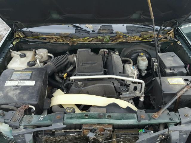 1GKDT13S632225967 - 2003 GMC ENVOY GREEN photo 7