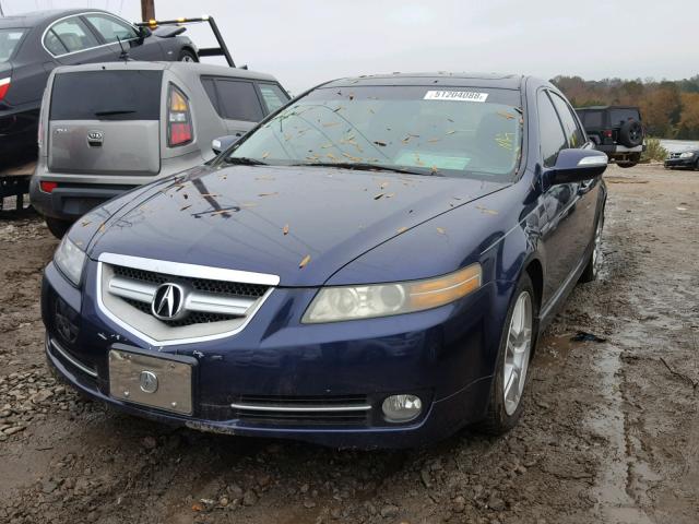 19UUA66207A042541 - 2007 ACURA TL BLUE photo 2