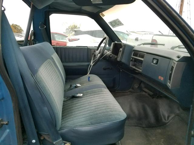 1GTBS14EXK2522186 - 1989 GMC S TRUCK S1 BLUE photo 5