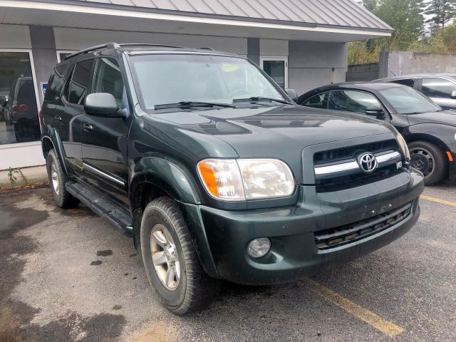 5TDBT44A16S265655 - 2006 TOYOTA SEQUOIA SR GREEN photo 2