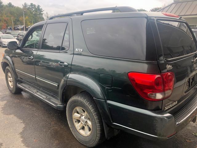 5TDBT44A16S265655 - 2006 TOYOTA SEQUOIA SR GREEN photo 3