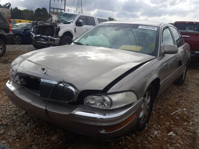 1G4CW54K814140128 - 2001 BUICK PARK AVENU GOLD photo 2