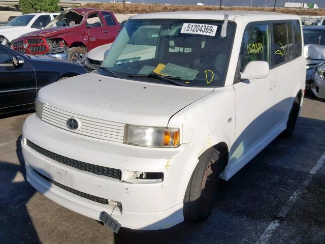 JTLKT324654023496 - 2005 TOYOTA SCION XB თეთრი ფოტო 2