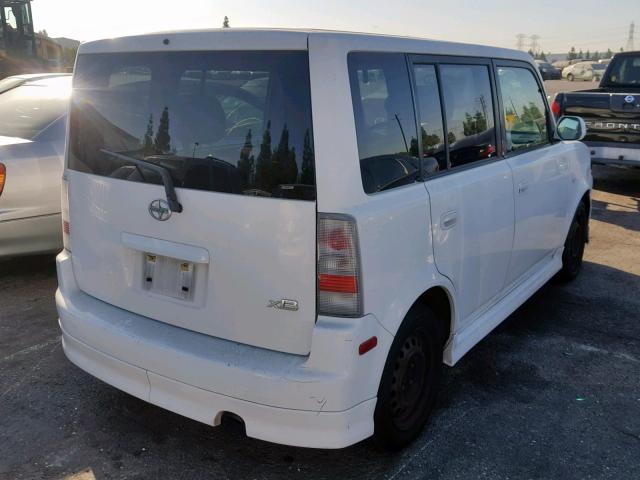 JTLKT324654023496 - 2005 TOYOTA SCION XB თეთრი ფოტო 4