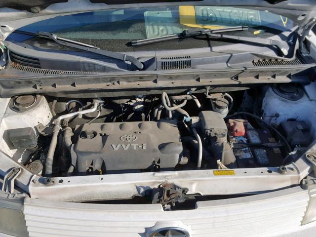 JTLKT324654023496 - 2005 TOYOTA SCION XB თეთრი ფოტო 7