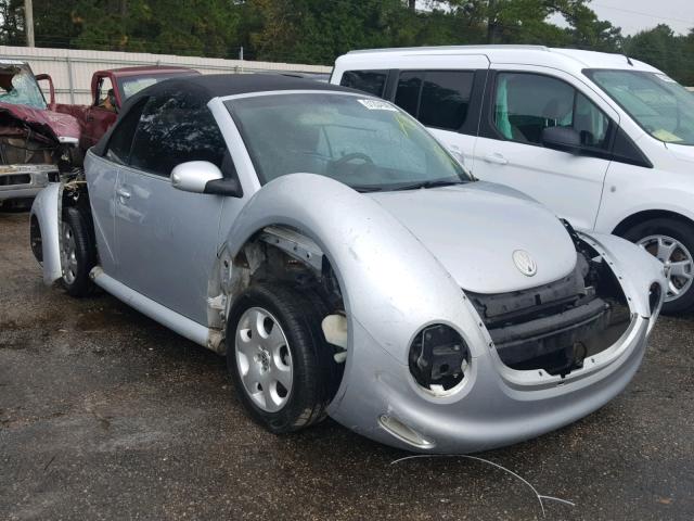 3VWCK21Y03M302216 - 2003 VOLKSWAGEN NEW BEETLE SILVER photo 1