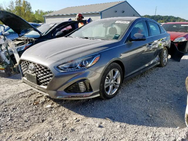 5NPE34AF3KH773655 - 2019 HYUNDAI SONATA LIM GRAY photo 2