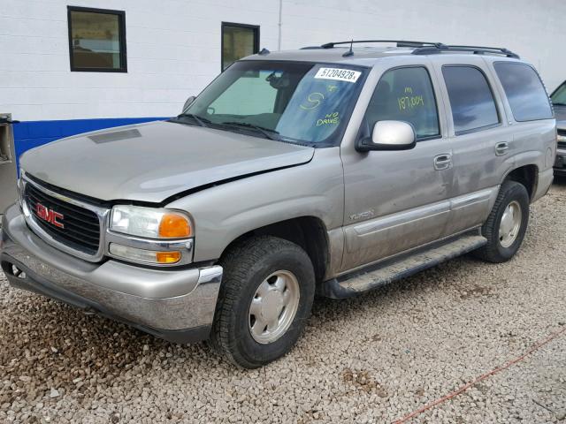 1GKEK13Z73R227772 - 2003 GMC YUKON TAN photo 2