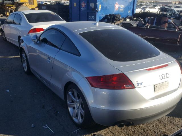 TRUAF38J481033418 - 2008 AUDI TT 2.0T SILVER photo 3