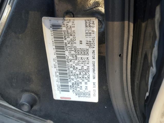 JT6GF10U6Y0080672 - 2000 LEXUS RX 300 BLACK photo 10