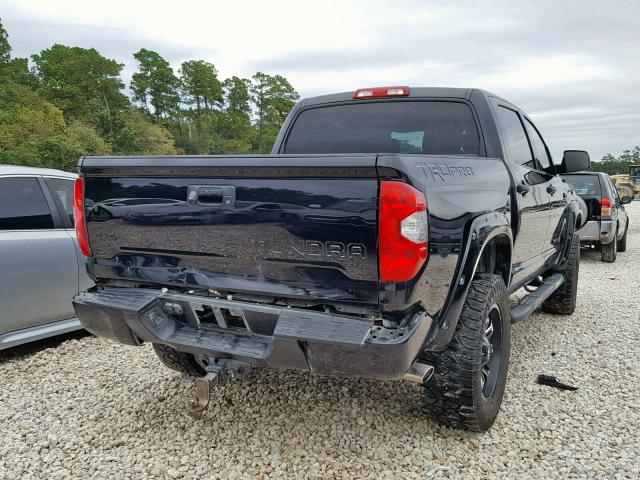 5TFDW5F17FX436261 - 2015 TOYOTA TUNDRA CRE BLACK photo 4