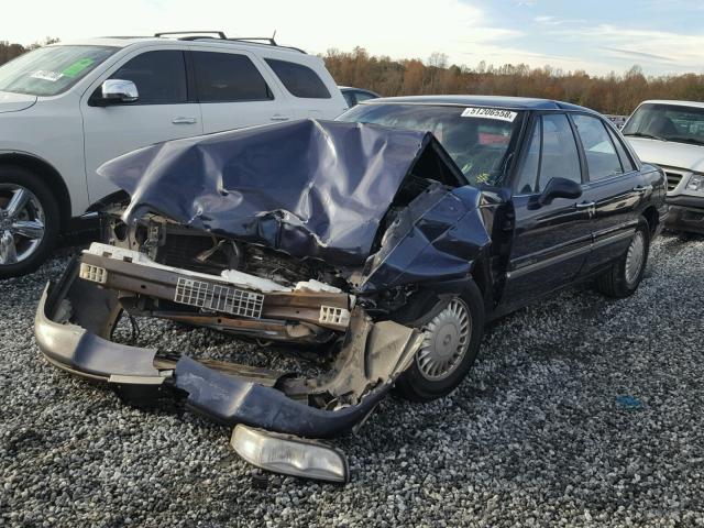 1G4HP52K7WH407135 - 1998 BUICK LESABRE CU BLUE photo 2