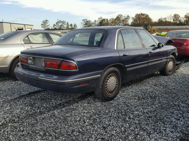 1G4HP52K7WH407135 - 1998 BUICK LESABRE CU BLUE photo 4