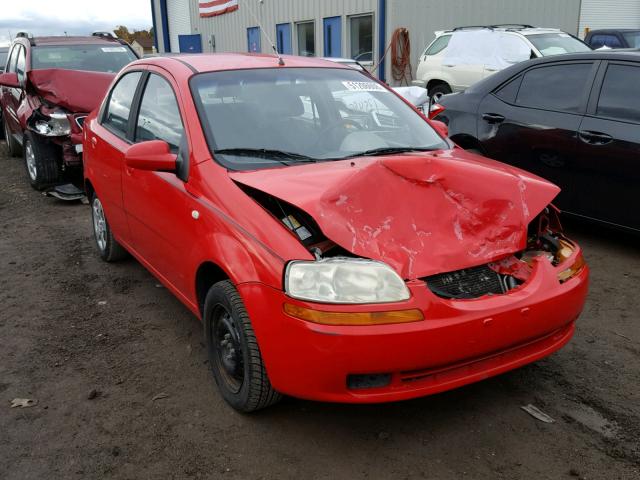 KL1TD52695B309906 - 2005 CHEVROLET AVEO BASE Qırmızı foto 1