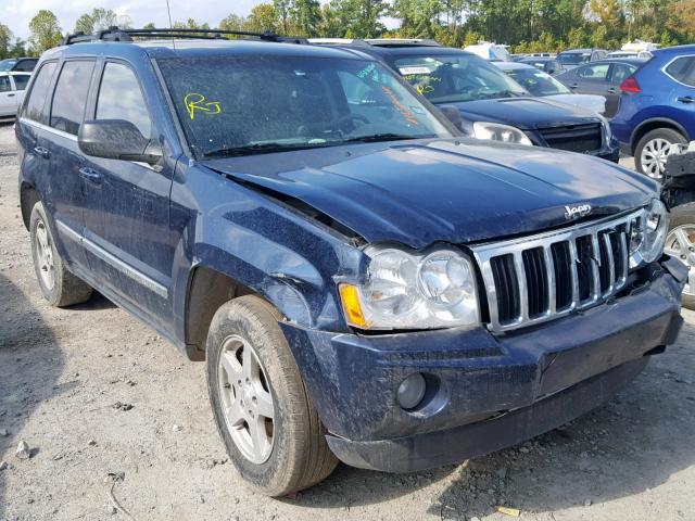 1J8HS58N45C640284 - 2005 JEEP GRAND CHER BLUE photo 1