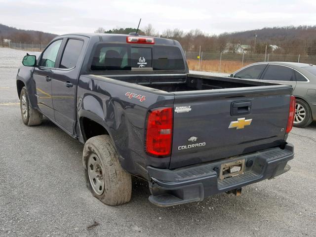 1GCGTCE33G1221686 - 2016 CHEVROLET COLORADO L GRAY photo 3