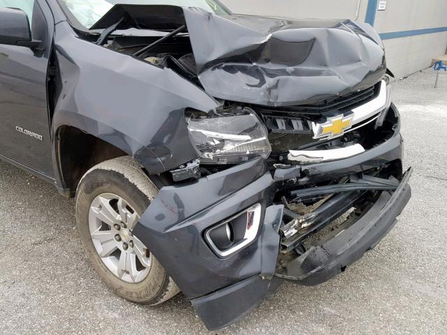 1GCGTCE33G1221686 - 2016 CHEVROLET COLORADO L GRAY photo 9