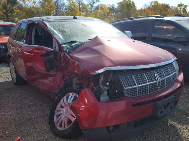 2LMDU68C38BJ23681 - 2008 LINCOLN MKX RED photo 1