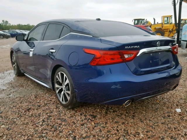 1N4AA6AP2GC905533 - 2016 NISSAN MAXIMA 3.5 BLUE photo 3