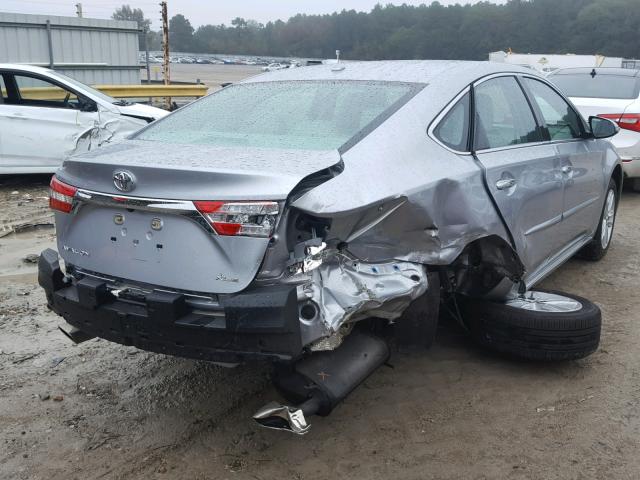 4T1BK1EB5FU141291 - 2015 TOYOTA AVALON XLE SILVER photo 4