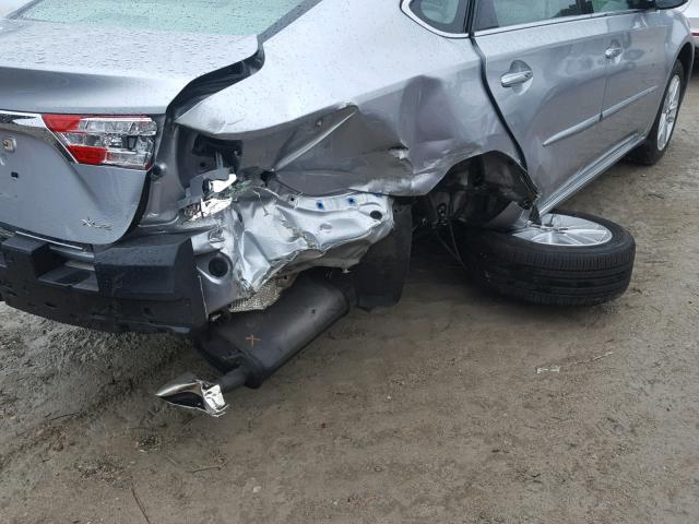 4T1BK1EB5FU141291 - 2015 TOYOTA AVALON XLE SILVER photo 9