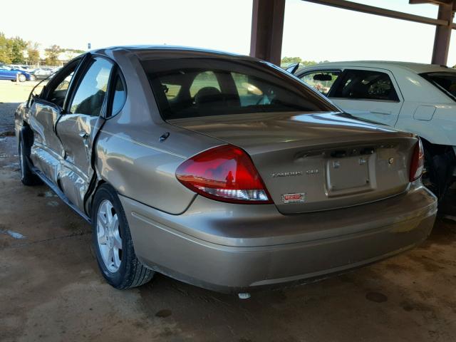 1FAFP56U17A214017 - 2007 FORD TAURUS SEL TAN photo 3