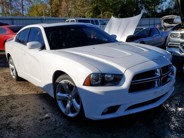 2C3CDXHGXDH730564 - 2013 DODGE CHARGER SX WHITE photo 1