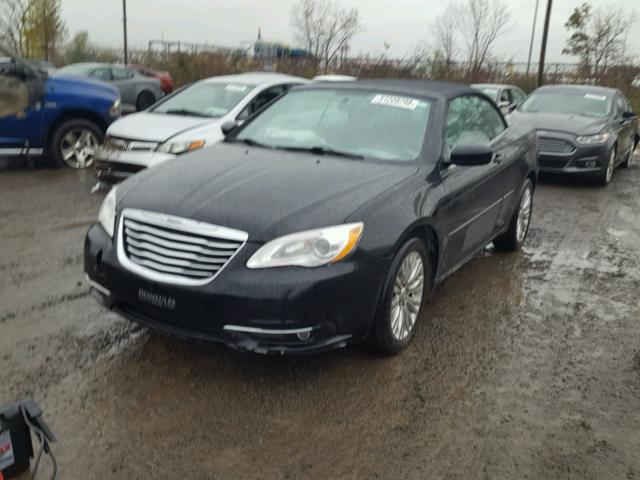 1C3BCBEG2CN256234 - 2012 CHRYSLER 200 TOURIN BLACK photo 2