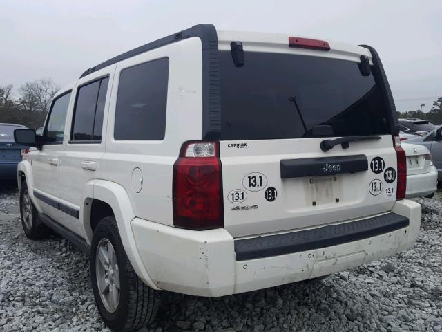 1J8HG48N27C678868 - 2007 JEEP COMMANDER WHITE photo 3
