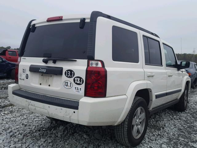 1J8HG48N27C678868 - 2007 JEEP COMMANDER WHITE photo 4