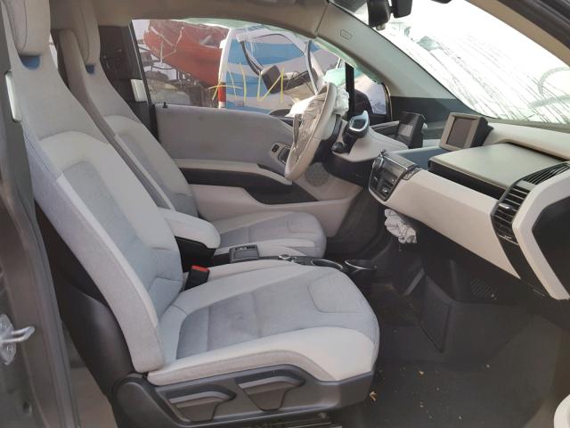 WBY1Z4C55EV274361 - 2014 BMW I3 REX BLACK photo 5