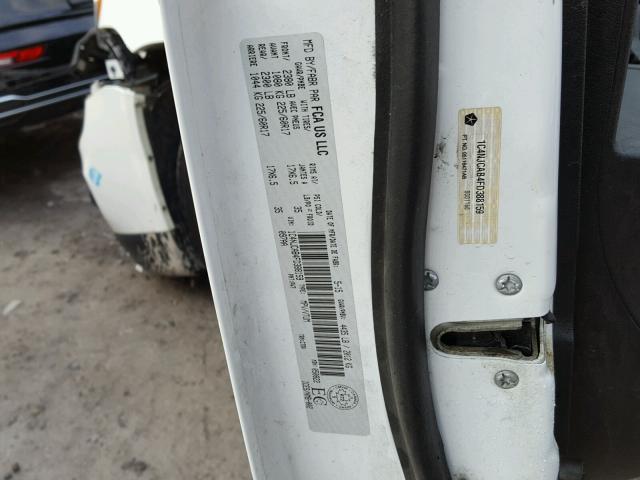 1C4NJCAB4FD388159 - 2015 JEEP COMPASS SP 白色 照片 10