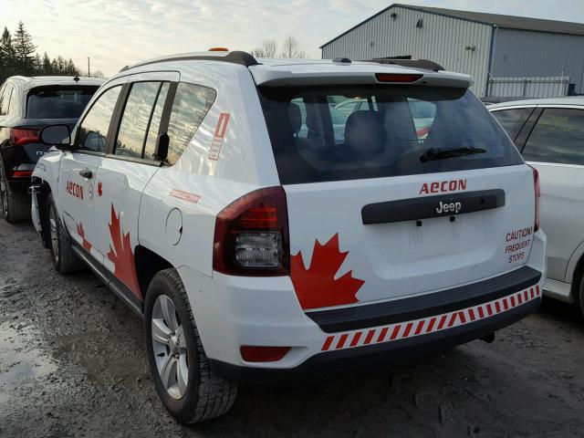 1C4NJCAB4FD388159 - 2015 JEEP COMPASS SP 白色 照片 3