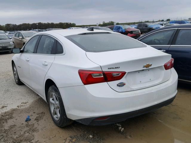 1G1ZB5ST8JF106497 - 2018 CHEVROLET MALIBU LS 白色 照片 3