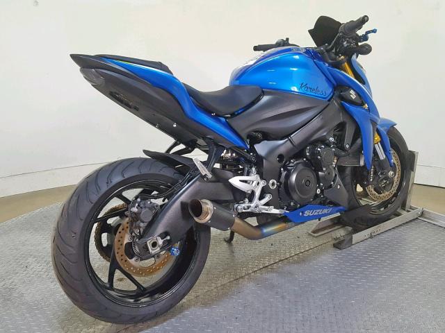 JS1GT7AA2G2100096 - 2016 SUZUKI GSX-S1000A BLUE photo 8